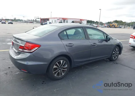 2014 Honda Civic Ex z USA, uszkodzony, nr VIN 19XFB2F86EE243002